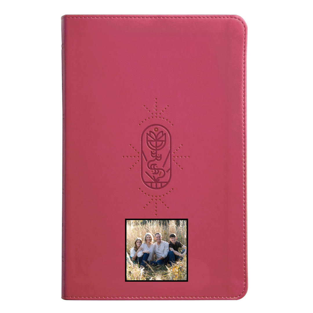 Your Color Photo ESV Berry Pink Compact Size Kids Holy Bible Small Print