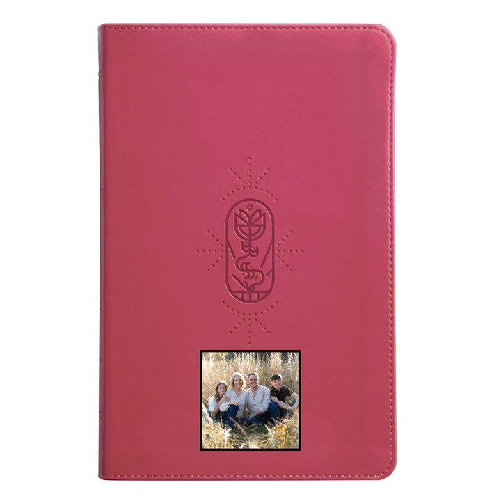 Your Color Photo ESV Berry Pink Compact Size Kids Holy Bible Small Print