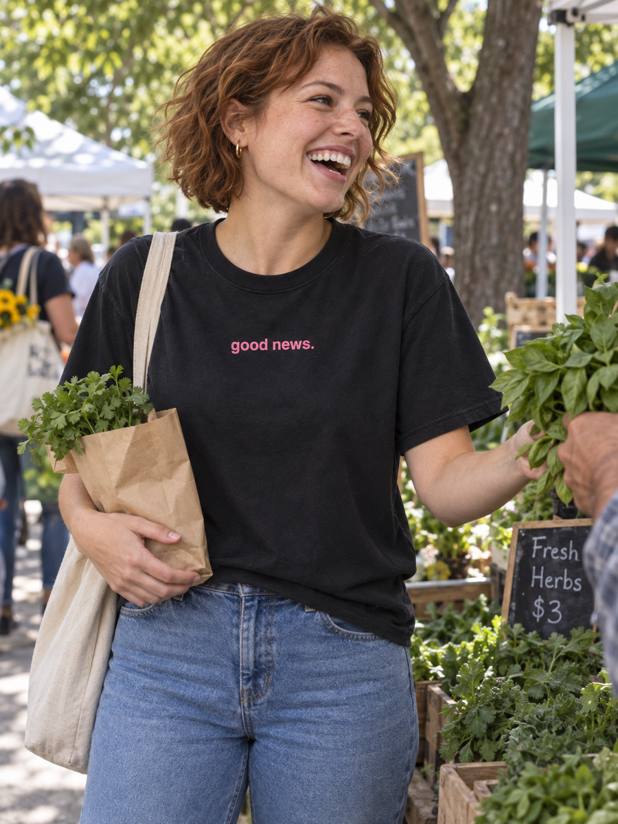 Good news at market