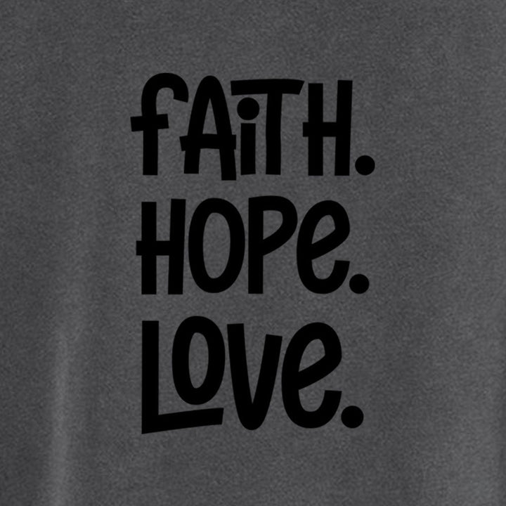 1 Corinthians 13:13 Unisex Pigment - Dyed Hoodie Sweatshirt - Shepherds Shelf