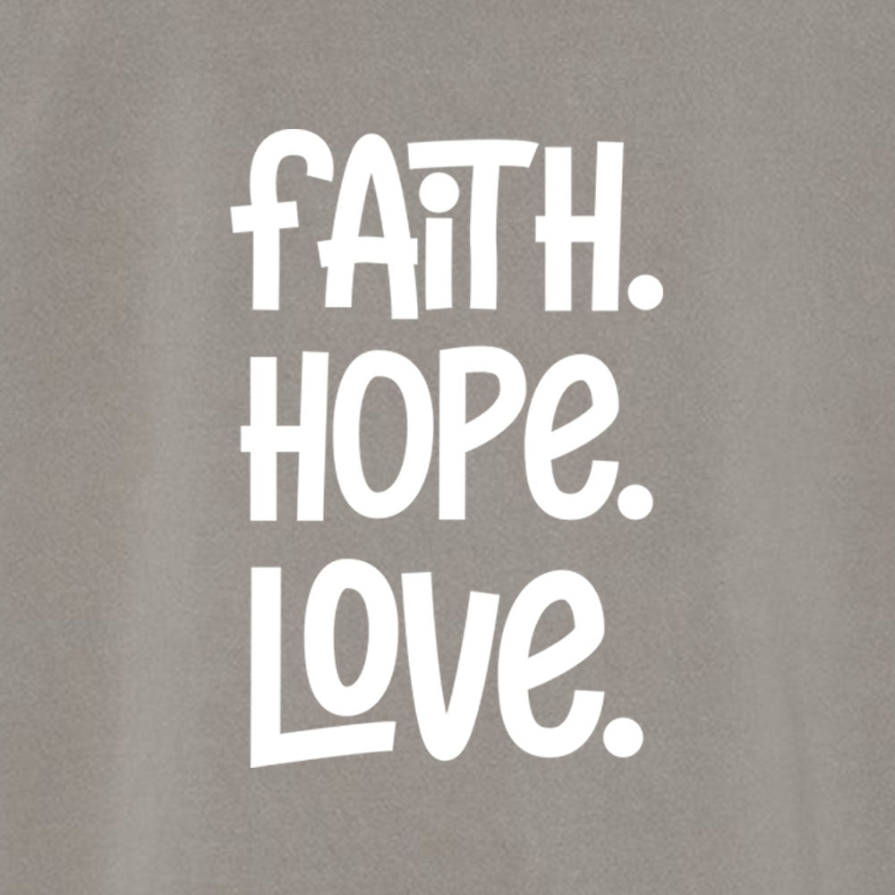 1 Corinthians 13:13 Unisex Pigment - Dyed Hoodie Sweatshirt - Shepherds Shelf