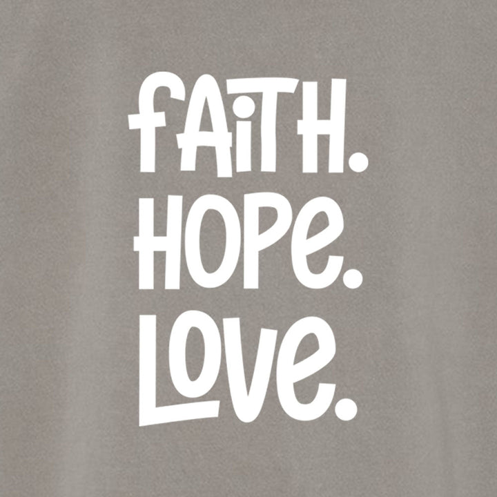 1 Corinthians 13:13 Unisex Pigment - Dyed Hoodie Sweatshirt - Shepherds Shelf