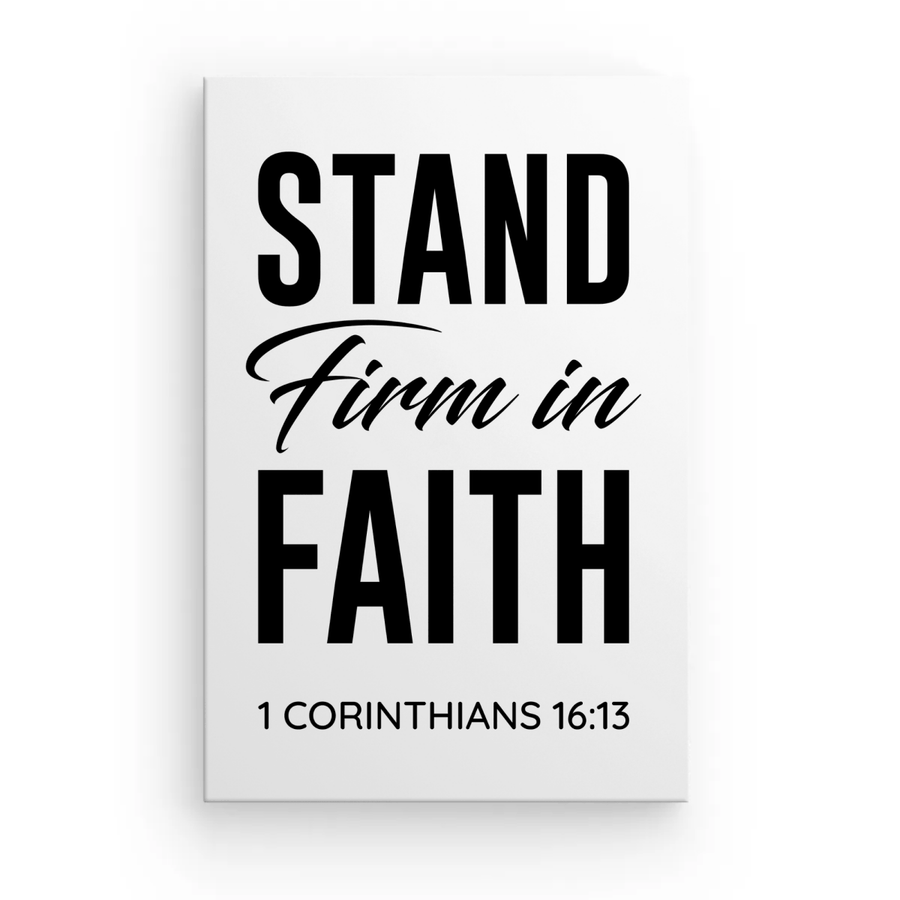 1 CORINTHIANS 16:13 Framed Canvas - Shepherds Shelf