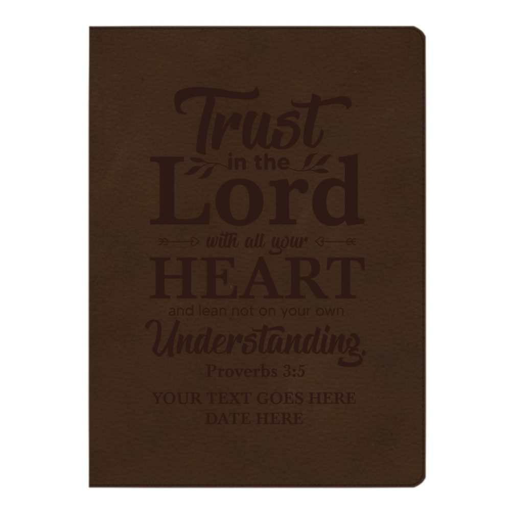 CSB Brown Study Size Holy Bible Large Print Size | Proverbs 3:5