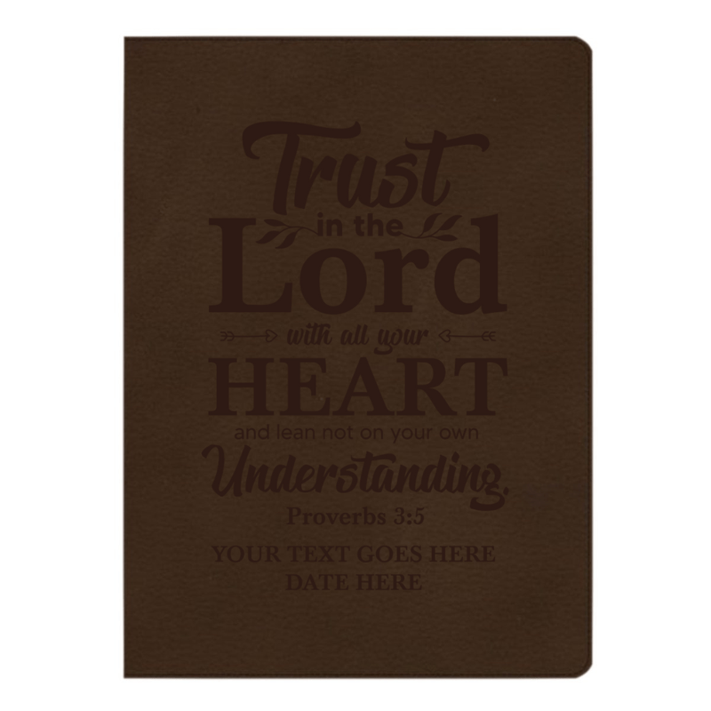 CSB Brown Study Size Holy Bible Large Print Size | Proverbs 3:5