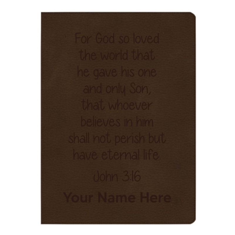 CSB Brown Study Size Holy Bible Large Print Size | John 3:16_Study 1