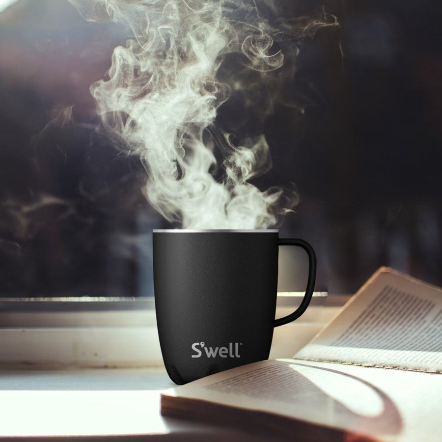 12 Oz, Black Coffee Mug Jesus Loves Your Name Cross Christian Tumbler with Sliding Lid