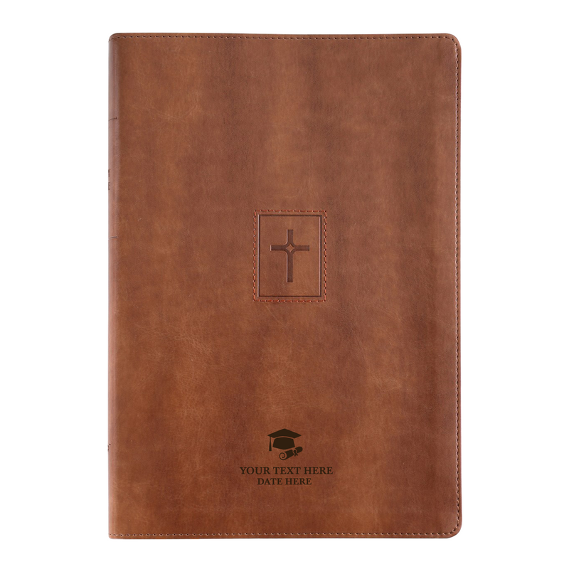 NIV Brown Standard Size Thinline Holy Bible Large Print