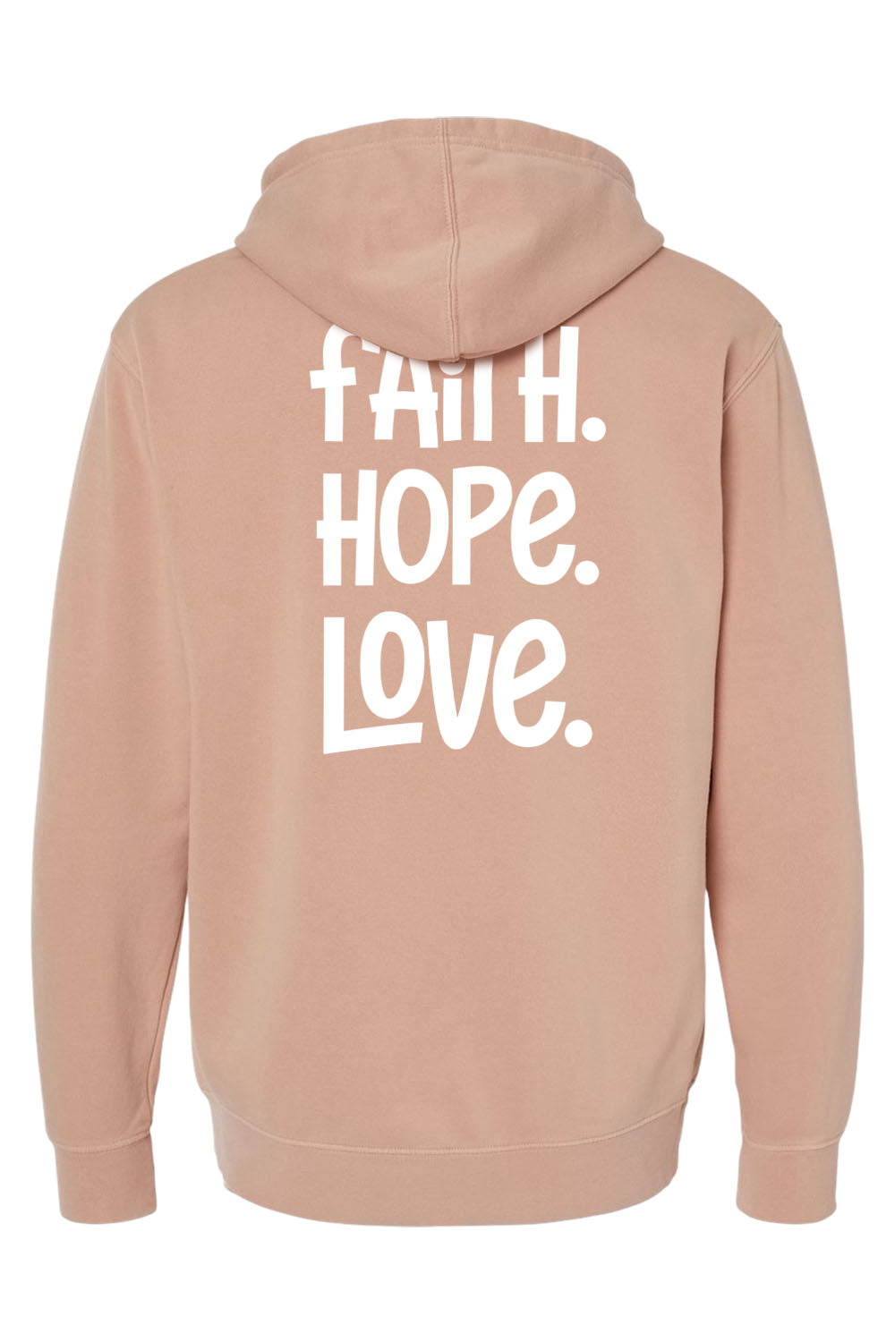 1 Corinthians 13:13 Unisex Pigment-Dyed Hoodie Sweatshirt