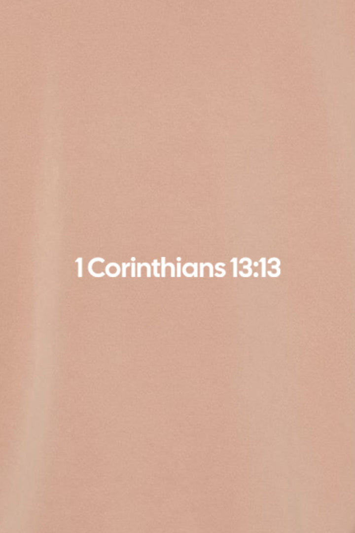 1 Corinthians 13:13 Unisex Pigment-Dyed Hoodie Sweatshirt