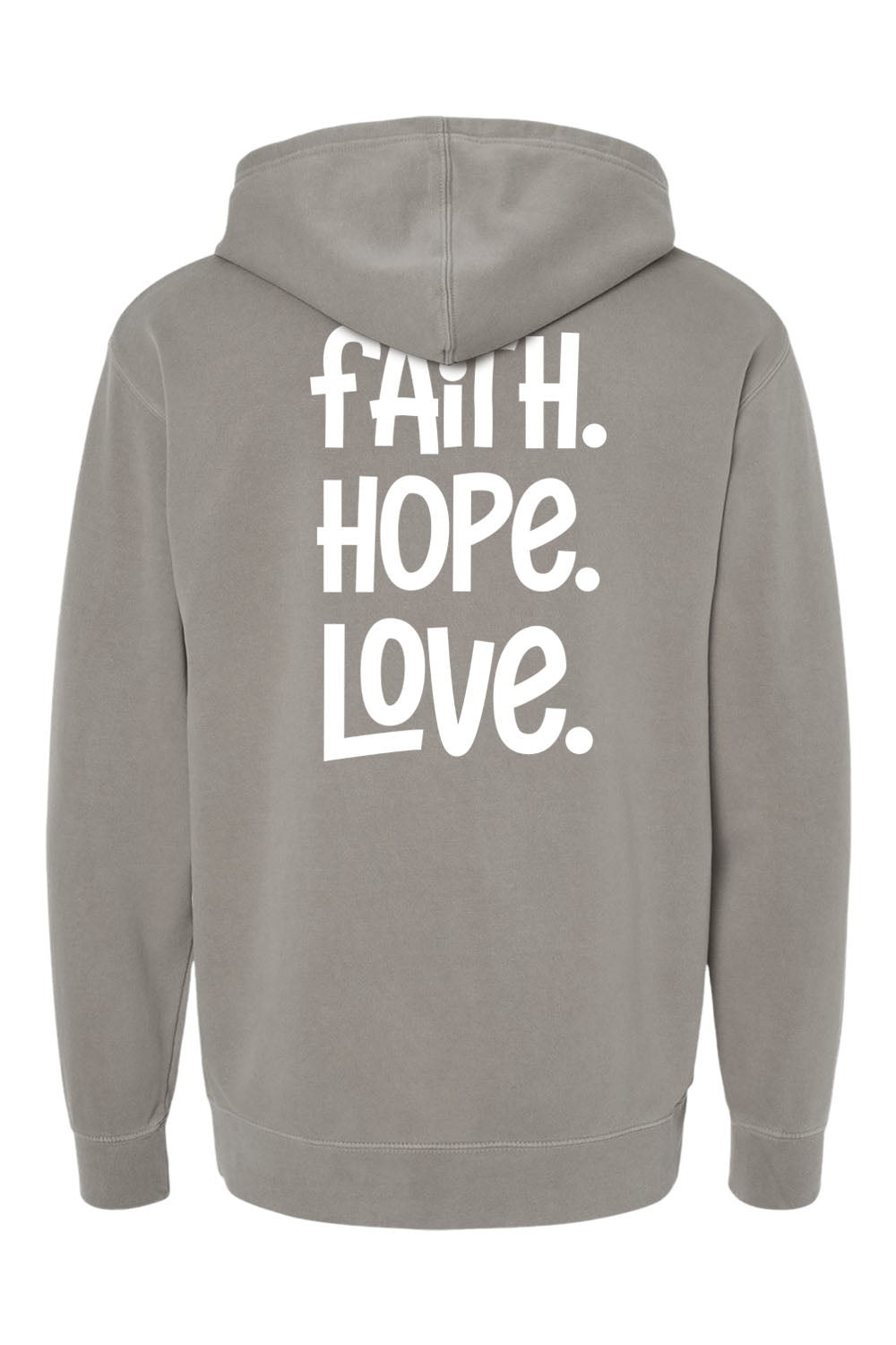 1 Corinthians 13:13 Unisex Pigment-Dyed Hoodie Sweatshirt