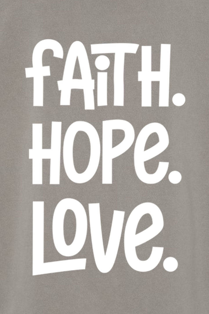 1 Corinthians 13:13 Unisex Pigment-Dyed Hoodie Sweatshirt