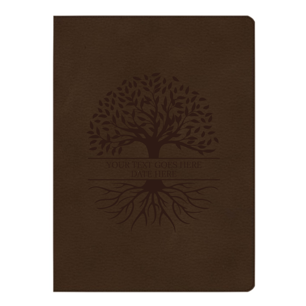 CSB Brown Study Size Holy Bible Large Print Size | Tree of Life