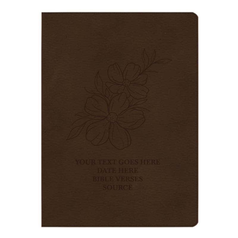 CSB Brown Study Size Holy Bible Large Print Size | Jasmine