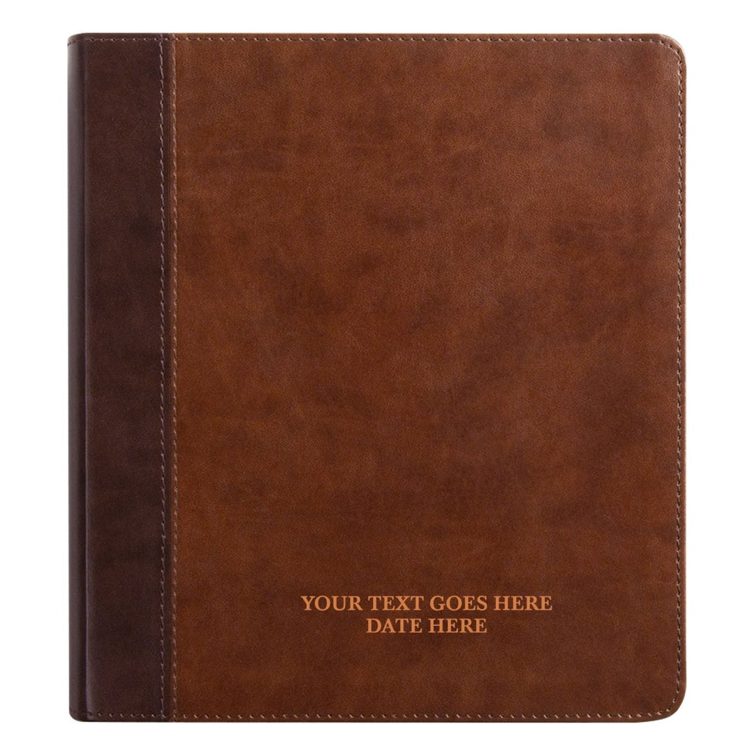 Personalized ESV Double Column Faux Leather Classic Study Bible Small Print | Shepherds Shelf