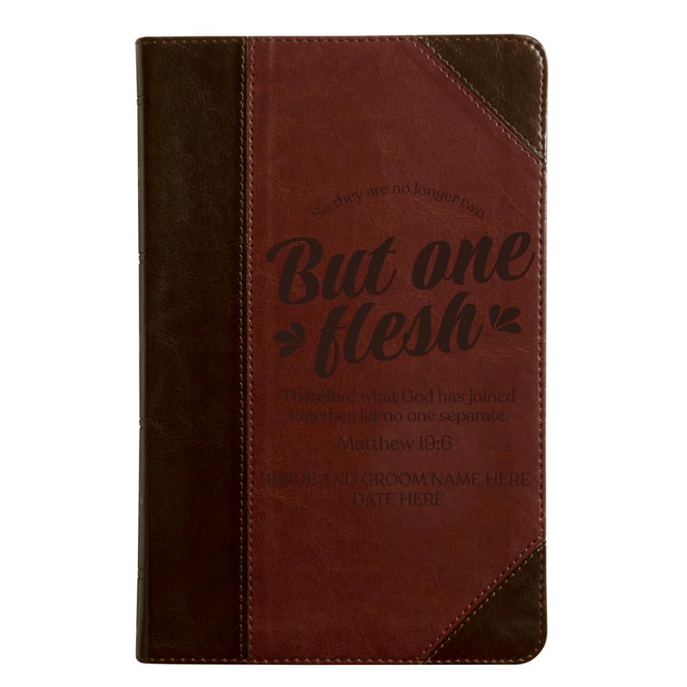 ESV Brown Standard Size Thinline Holy Bible Medium Print | Matthew 19:6