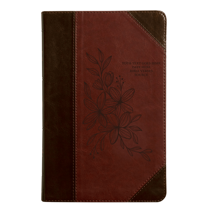 ESV Brown Standard Size Thinline Holy Bible Medium Print | Hyacinth