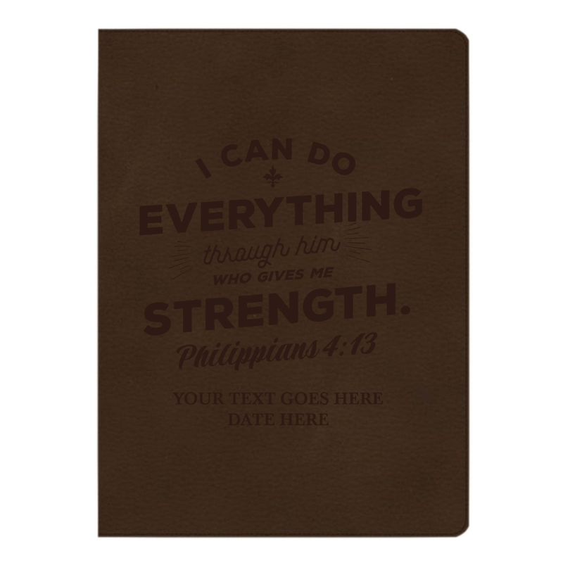 CSB Brown Study Size Holy Bible Large Print Size | Philippians 4:13