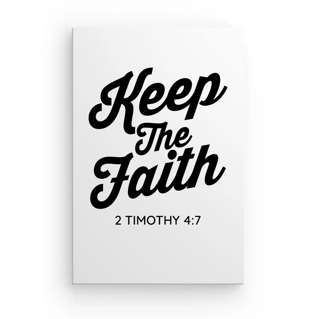 2 TIMOTHY 4:7 Framed Canvas - Shepherds Shelf