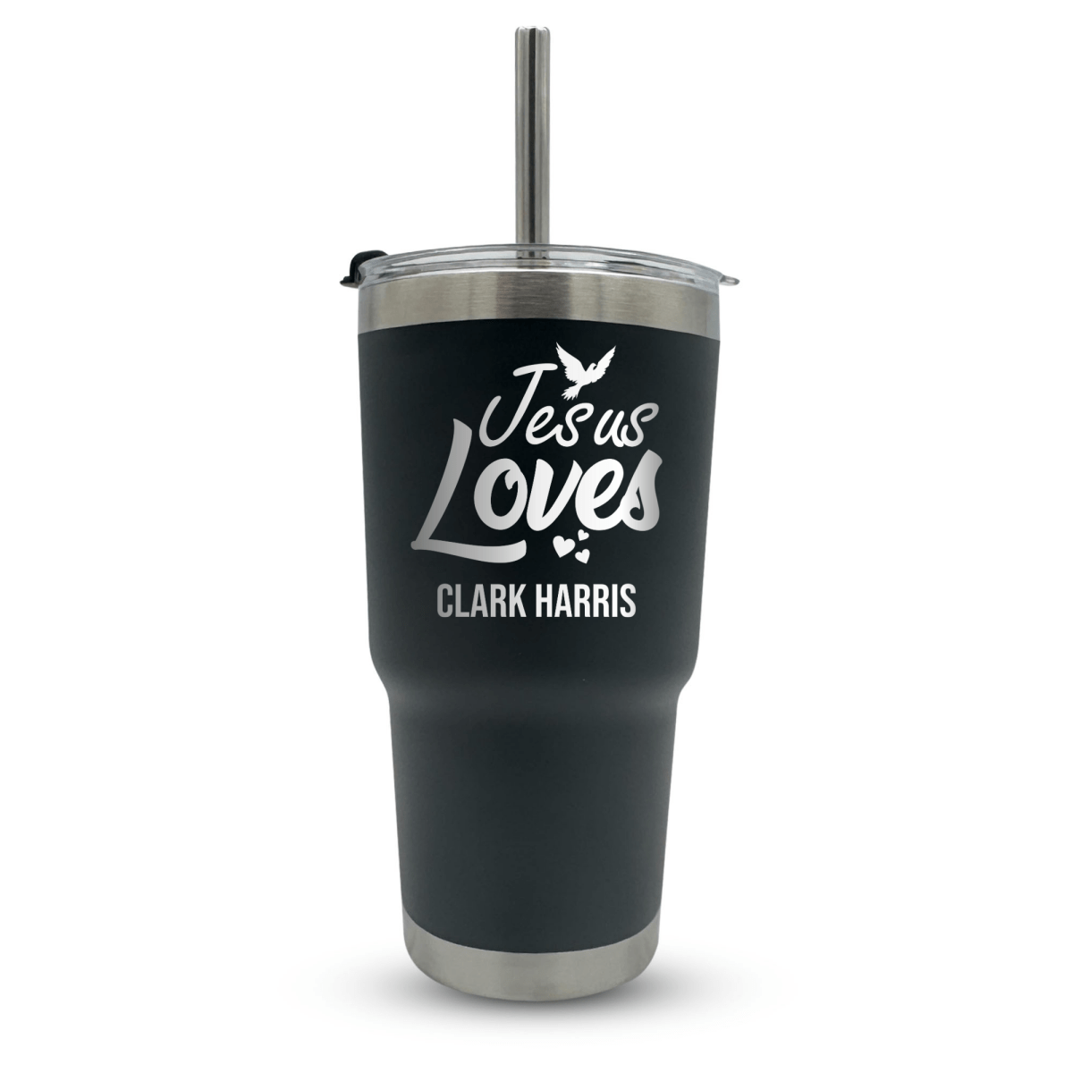 20 Oz, Arcticware Tumbler Jesus Loves Dove Funny Christian Travel Mug with Lid - Shepherds Shelf
