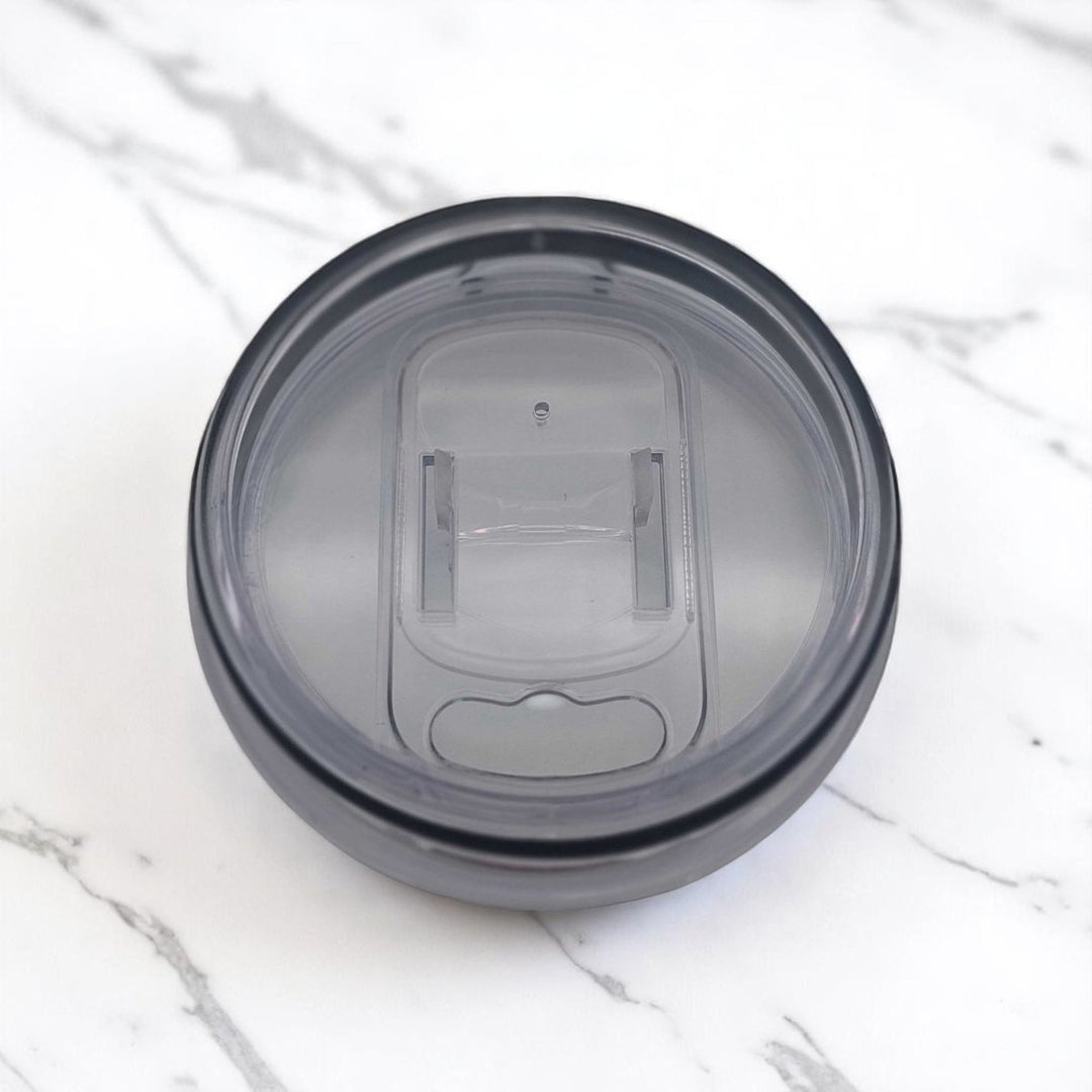 20 Oz Custom Tumbler Stainless Steel with Sliding Lid | Coffee Strong Faith Stronger Design | Rose Gold, Black - Shepherds Shelf
