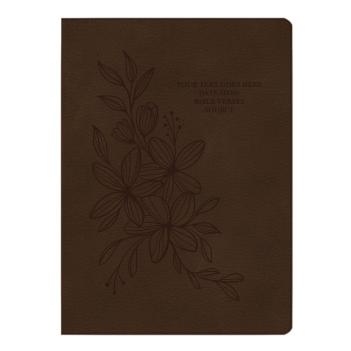 CSB Brown Study Size Holy Bible Large Print Size | Hyacinth