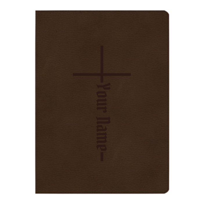 CSB Brown Study Size Holy Bible Large Print Size | Christian Cross