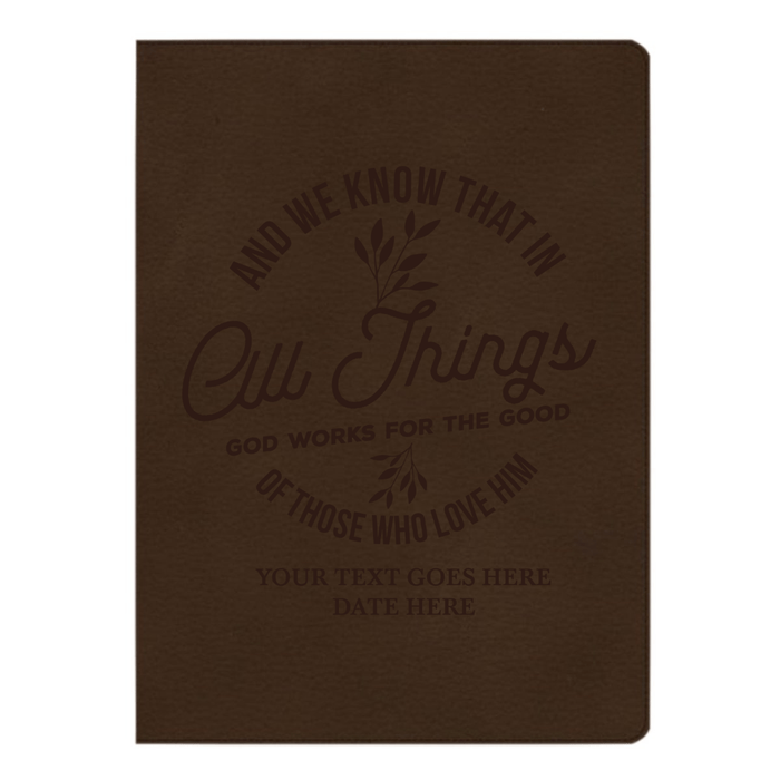 CSB Brown Study Size Holy Bible Large Print Size | All Things God Works For Good