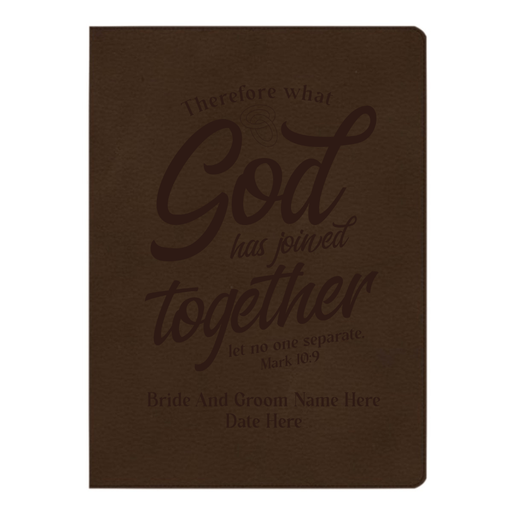 CSB Brown Study Size Holy Bible Large Print Size | Mark 10:9