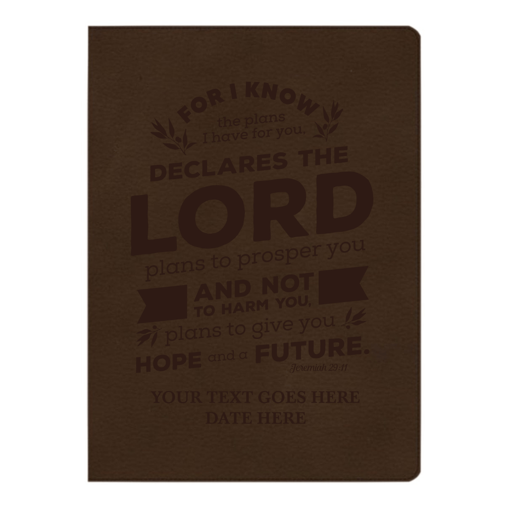 CSB Brown Study Size Holy Bible Large Print Size | Jeremiah 29:11