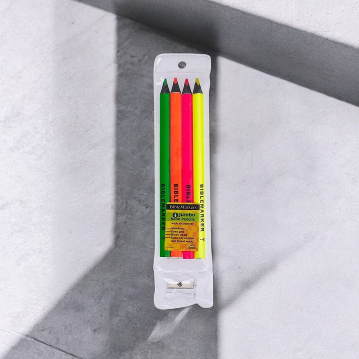 4 Pack Jumbo Dry Highlighter Markers, 9.75" - Shepherds Shelf