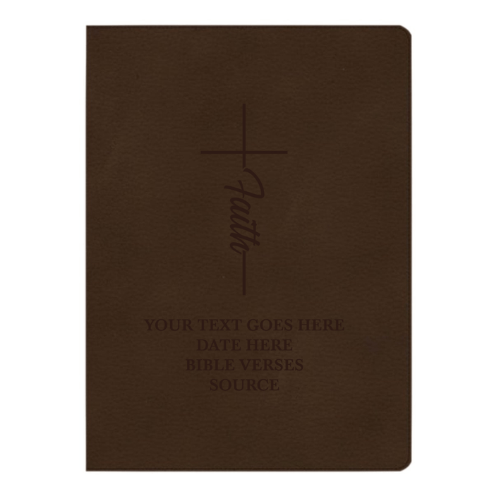 CSB Brown Study Size Holy Bible Large Print Size | Faith Cross