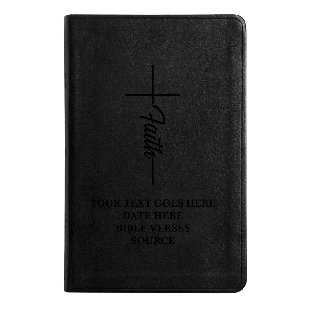 Personalized ESV Thinline Bible With Faith Cross Full Cover | Shepherd ...