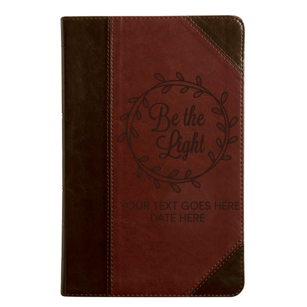 ESV Brown Standard Size Thinline Holy Bible Medium Print | Be the Light
