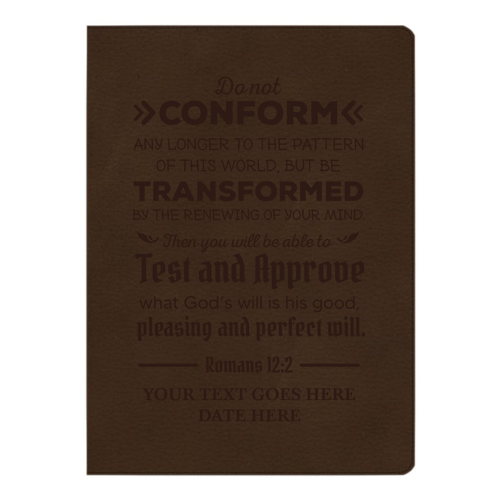 CSB Brown Study Size Holy Bible Large Print Size | Romans 12:2