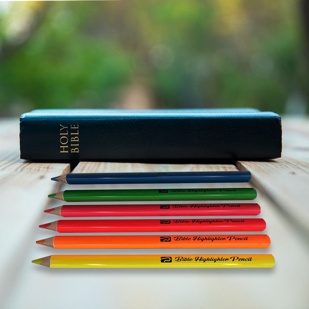 6 Pack Jumbo Dry Color Pencils Highlighter | Shepherds Shelf - Shepherds Shelf