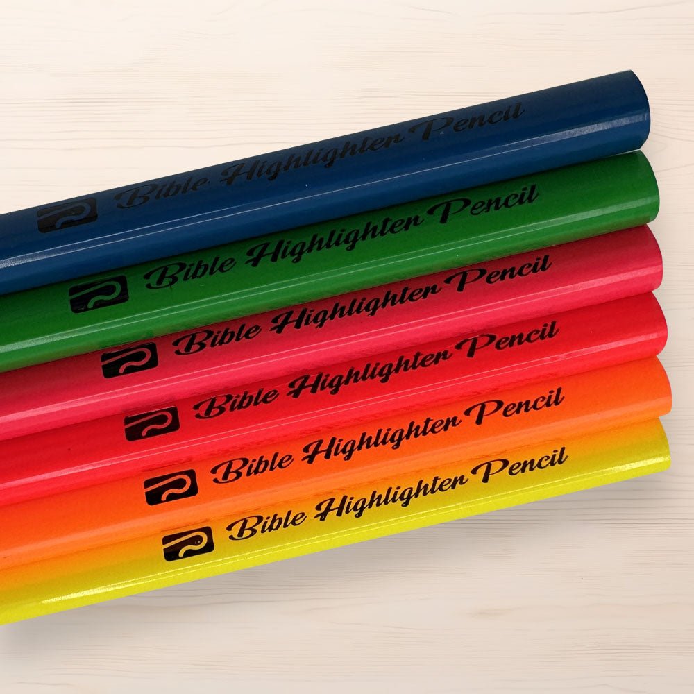 6 Pack Jumbo Dry Color Pencils Highlighter | Shepherds Shelf - Shepherds Shelf