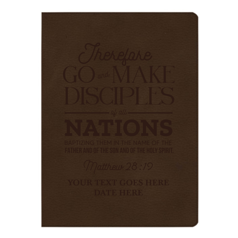 CSB Brown Study Size Holy Bible Large Print Size | Matthew 28:19