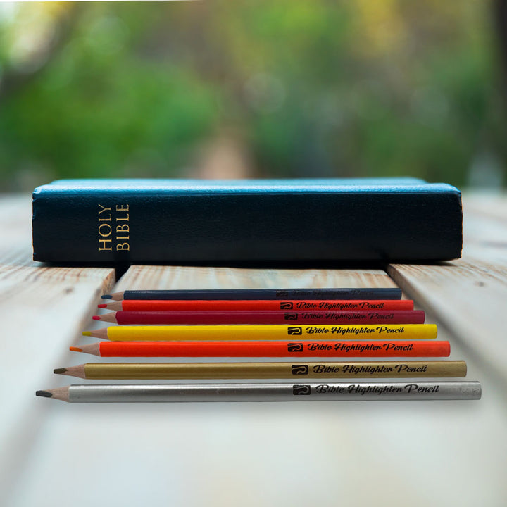 8 Pack Dry Highlighter Pencil + Sharpener | Shepherds Shelf