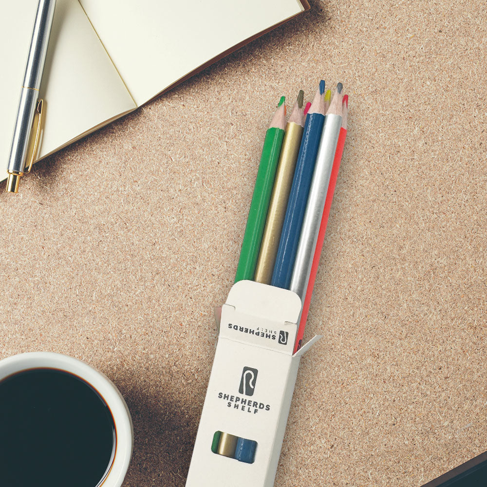 8 Pack Dry Highlighter Pencil + Sharpener | Shepherds Shelf