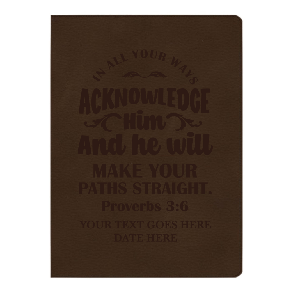 CSB Brown Study Size Holy Bible Large Print Size | Proverbs 3:6