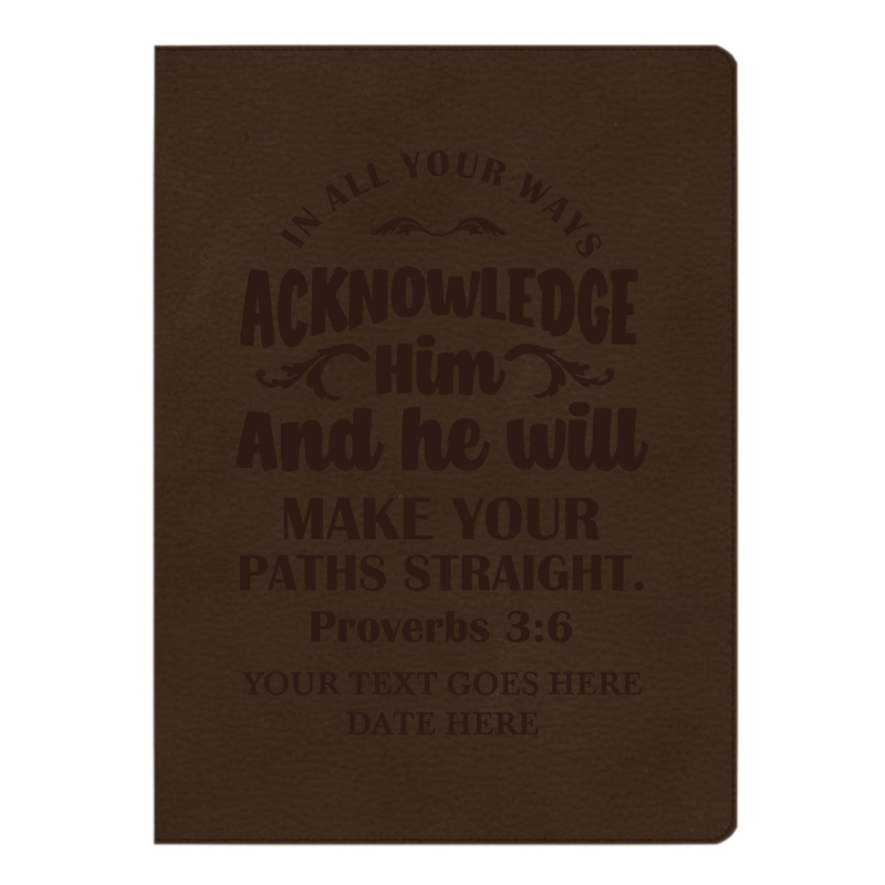 CSB Brown Study Size Holy Bible Large Print Size | Proverbs 3:6