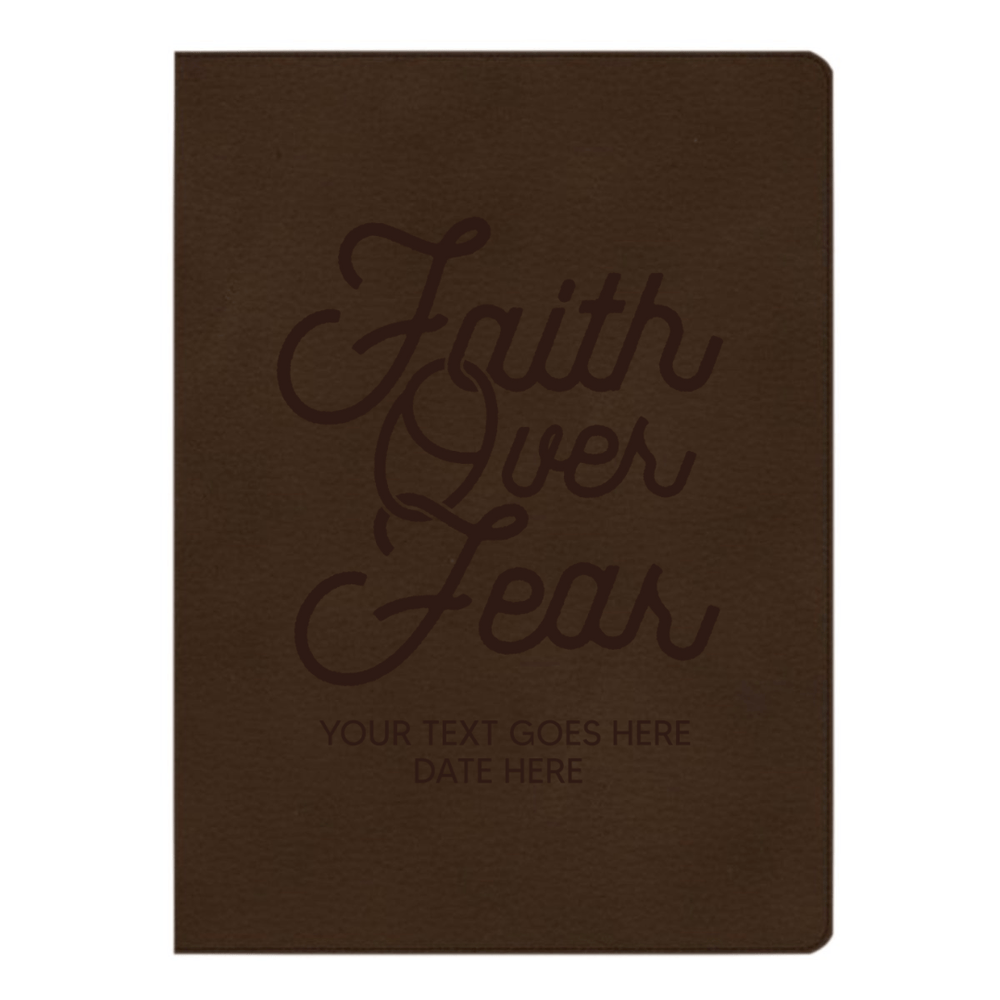 CSB Brown Study Size Holy Bible Large Print Size | Faith Over Fear