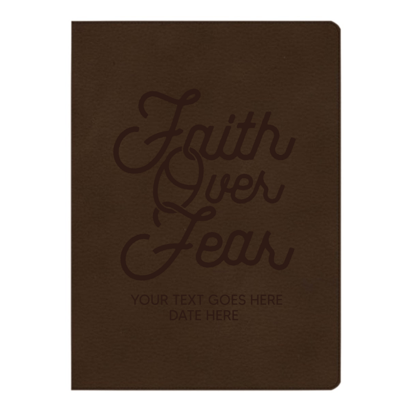 CSB Brown Study Size Holy Bible Large Print Size | Faith Over Fear