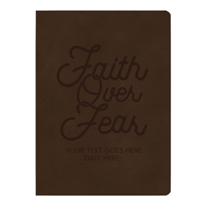 CSB Brown Study Size Holy Bible Large Print Size | Faith Over Fear