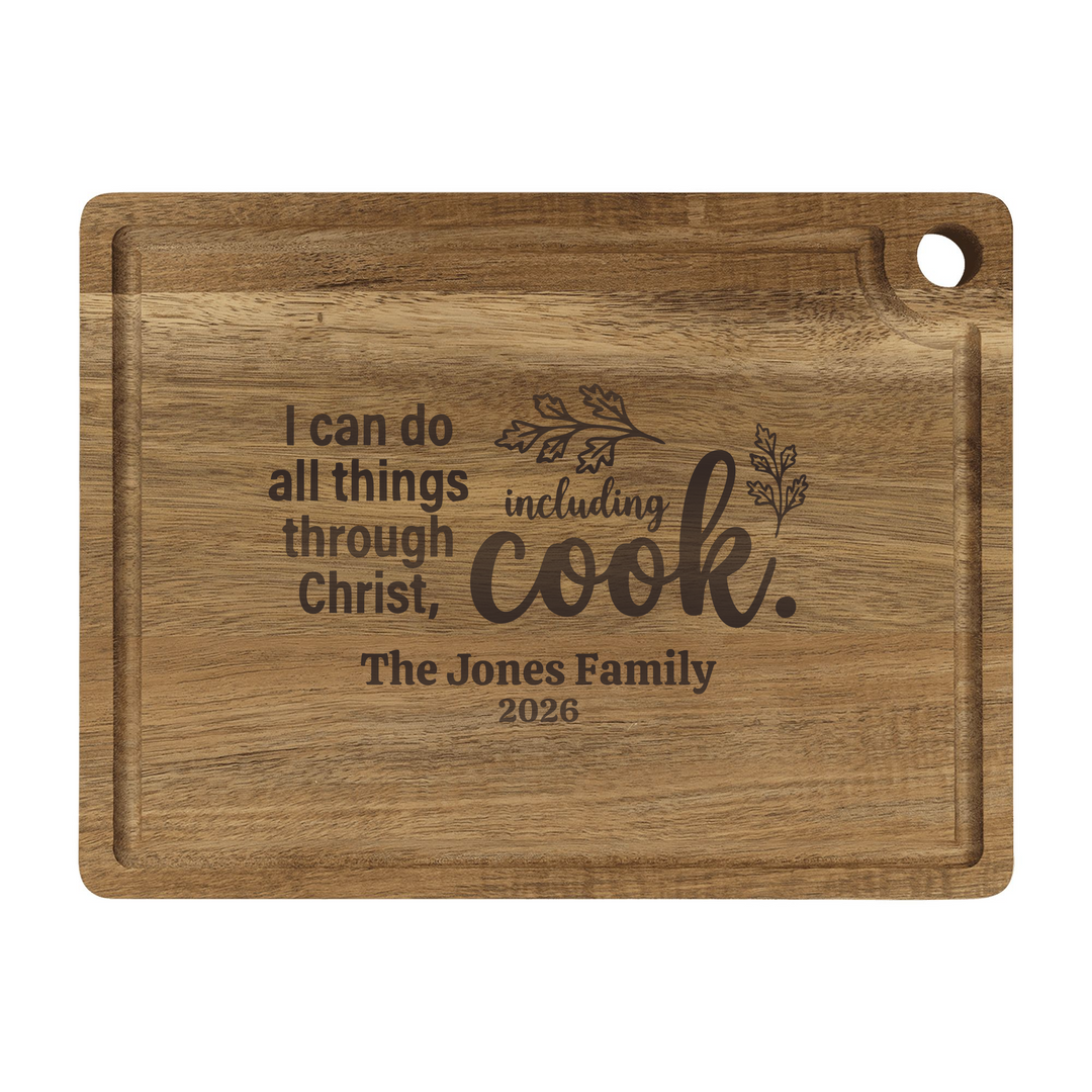 Personalized Cutting Board – Including Cook