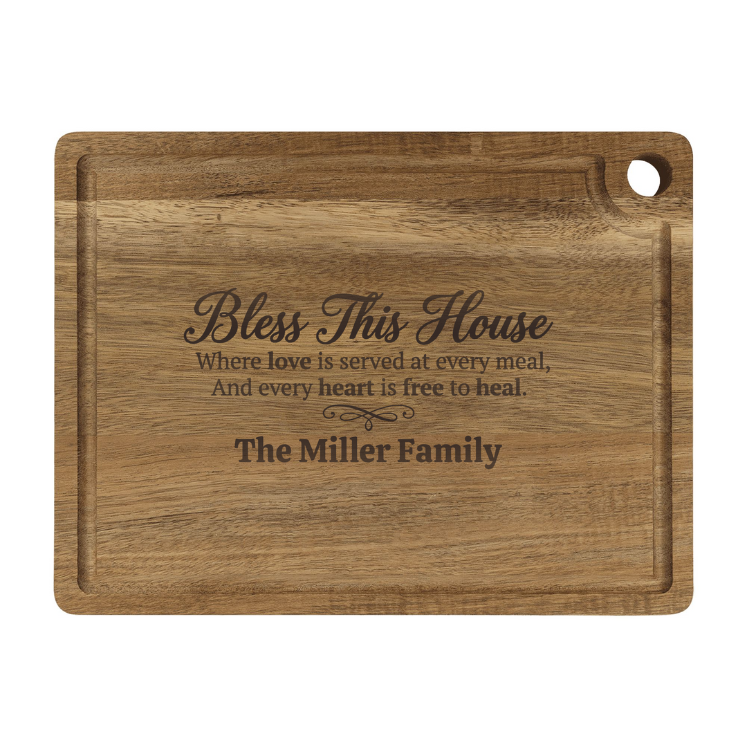 Personalized Cutting Board – Bless This House Cutting Board, Free to Heal