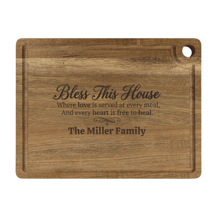 Personalized Cutting Board – Bless This House Cutting Board, Free to Heal