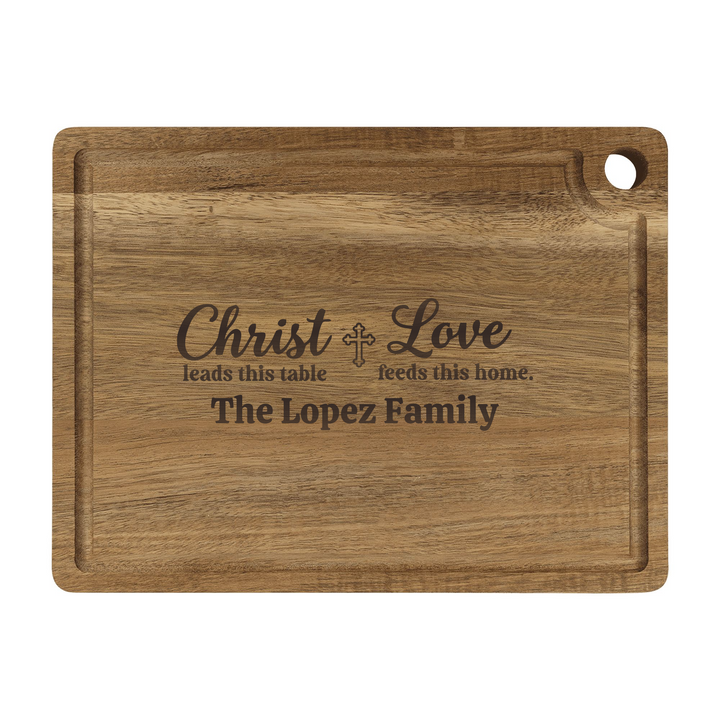 Personalized Cutting Board – Christ and Love
