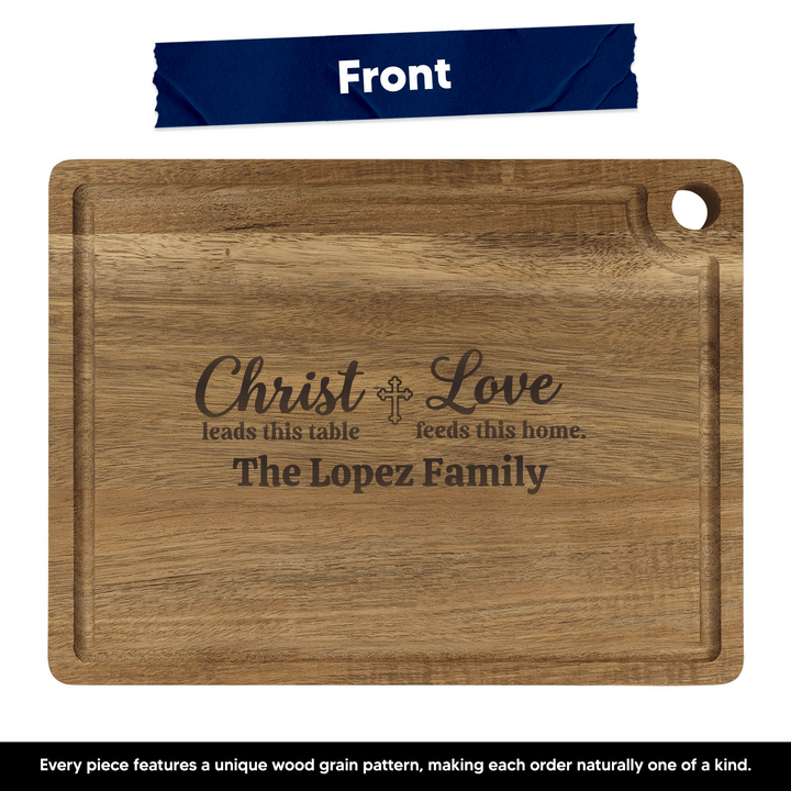 Personalized Cutting Board – Christ and Love